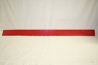 Tennant 60005 Red Slotted Front Squeegee for 527 Rider Scrubber