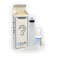 Hear Ear Wax Removal Kit, Ear Syringe for Ear Irrigation. Assembled in USA. Includes: Earwax Removal Drops, Syringe, 3 SafeFlush Tips.