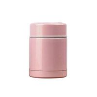 super1798 400ml Vacuum Heat Preservation Thermal Jug Portable Thermal Flask Jug Coffee Soup Jar Water Cup Bottle Gift Pink