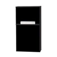 Cigarette Case King Size Aluminium Holds 20pcs Cigarettes Hard Box Full Pack Cigarette Box for Men Women(Black 100's)