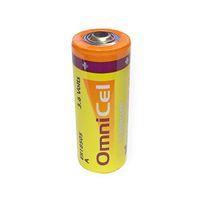 Omnicel ER18505 3.6V 3.8Ah Size A Lithium Button Top Battery Replaces Saft LS17500, Maxell ER17/50, Xeno XL-100F For Industrial PC, Computer RAM, CMOS Circuit memory backup power, Medical equipment