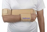 Healthnode™ Shoulder Immobilizer Arm Sling Elastic Shoulder Brace Shoulder Immobilizer Rotator Cuff Support Brace - Adjustable Medical Sling for Broken & Fractured Bones/Dislocation/Sprain 6'' (SMALL)