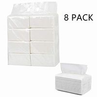 8 Pack Facial Tissue Household Daily Soft & Comfort Paper Towels,3-Ply 300 Sheets per Packs (2400 Sheets Total)