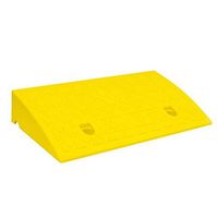 Rubber Car Curb Ramps Black Plastic Ramp Pad, Portable Stair Uphill Pads, Home Garage Wheelchair Scooter Pet Car Travel Anti-skid Uphill Pad (Size: 50 22 5cm) Threshold Ramp Kit Set for Driveway-