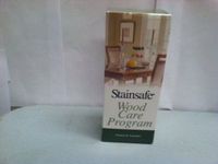 Stainafe Wood Care Program Protects and Nourishes 8fl.oz Wood Polish 1 Application Cloth