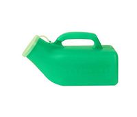 ZMM® Urinal Pot, Portable   Thicken High Capacity with Lid for Men Urinal Household Child Chamber Pot Adult Urinal Pot Green Hospital Urine Collector Easy to Clean Light 17cm*10cm