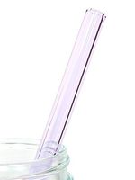 Amethyst Long Smoothie Straw