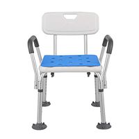 Universal Bath Seat Shower Stool/Chair Aluminum Alloy Bath Chair Thickening Anti-Slip Elderly Pregnant Women Bath Stool Bath Max 150kg