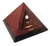 Le Veil 100ct Pyramid Cigar Humidor (Brown) by Le Veil