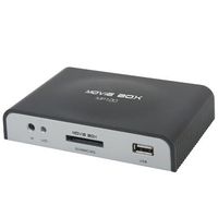 MyGica Movie Box MP102 Mini HD Media TV Player, Supports USB Drives and SD/SDHC/MMC Cards, Plays RM, RMVB, MPEG1/2/4, DIVX, XVId, AVI, MOV, DAT and VOB on TV and HDTV