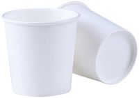 Bathroom Cup 500 Pack 4 OZ Espresso Cups Luckypack Sampling Paper Coffee Cups For Hot and Cold Beverages Plain White Disposable Travel To Go Small Cups