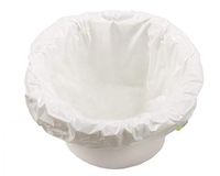 TidyCare Commode Liners for Beside Portable Toilet Chair Bucket | Value Pack of 48 Disposable Waste Bags for Adults | Universal Fit