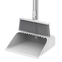 WDX- Broom combination household living room sweeping floor cleaning kitchen cleaning tools broom 簸箕 set combination thickening broom soft hair non-stick hair artifact Household (Color : A)