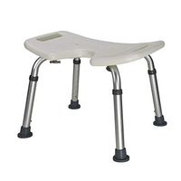 G-LYDYSYLX Aluminum Alloy U-Shaped Bath Chair Height Adjustable Non-Slip Thick Plastic Bench for Disabled People Patients The Elderly Children and The Infirm