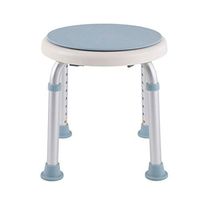 Shower stool Aluminum Alloy Adjustable Shower Chair, Load-Bearing 130kg Seat Plate Can Be Rotated 360° for Disabled People, Suitable for Pregnant Women and Children Old People