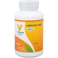 Valerian Root 450mg (Valeriana Officinalis) Supports Relaxation Calmness, Non Habit Forming Herbal Supplement (300 Capsules) by The Vitamin Shoppe