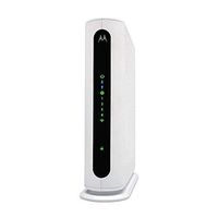 MOTOROLA MG7315 8x4 Cable Modem Plus N450 Single Band Wi-Fi Gigabit Router with Power Boost, 343 Mbps Maximum DOCSIS 3.0 - Approved by Comcast Xfinity, Cox, Charter Spectrum, More (White)