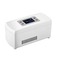 Drug Cooling Box - Portable Insulin Cooler Semiconductor Mini Travel Refrigerator, (2-8 ° C Pharmaceutical Refrigerator) - for Diabetes Patients