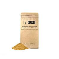 Acerola Cherry Powder (1 lb, ½ TSP per Serving) by Pure Organic Ingredients, 100% Pure, Rich in Vitamin C & Immunity Boosting, All-Natural, Gluten-Free, Eco-Friendly Packaging
