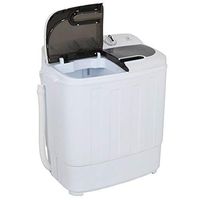 Portable Mini Compact Twin Tub Washing Machine Washer Spin Dry Cycle - 13lbs Capacity - Skroutz Deals