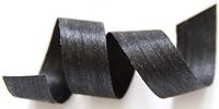 100% Biodegradable Natural Ribbon | 33 Solid Colors | Ribbon for Crafts | Cotton Curling Ribbon | Holiday Ribbon | Wrapping Ribbon | Eco-Friendly Ribbon (Black, 1/2" x 50 Yards)