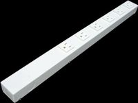 20 inch Hardwired Outlet Strip, White