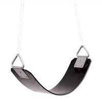 Coast Athletic Commercial Grade Heavy Duty Swing Seat | Heavy Duty Playground Swing Seats (Black)