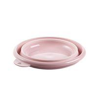 RPMDM Folding Washbasin Portable Travel Plastic Basin Telescopic Basin Wash Foot Bath Basin Home Folding Wash Basin Plastic washbasin (Color : PinkDD, Size : Large)