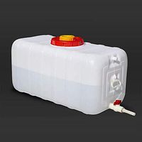 Water tank Outdoor Water Tank, Thick Plastic Rainwater Collection Bucket, Home Car Portable Water Storage Container, With Faucet, Anti-aging Thickened water tank with faucet