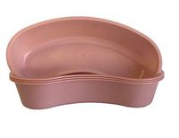 Premium 700 cc Kidney Shaped Rose Emesis Basin with Graduations (Pack of 4)