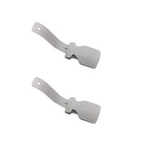 Lazy Shoes Lifter, Portable Sock Slider, Lazy Shoe Helper, Handled Shoe Horn, Shoe Lifting Helper Easy on Easy Off, Plastic Shoehorn for Men, Women and Kids - Fits for All Shoes (Gray, 2PCS)