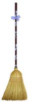 Cute Tools Garden Broom - Landscaping Instrument, Sweep and Dust With This Garden Accessory, Hand Painted Wooden Broomstick In The USA, Durable Yard and Gardening Equipment From CuteTools! - Art For A Cause, Chocolate