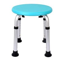 Shower Transfer Benches Bathroom Stool Old Man Shower Chair Bath Chair Anti-Slip Stool Pregnant Woman Shower Stool Can Bear 100 kg (Color : Blue, Size : 323236-52cm)