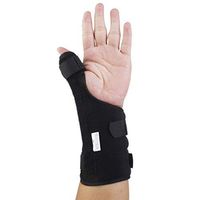 Milisten Arthritis Thumb Brace Wrist Stabilizer Splint Spica Support Brace for Pain Sprains Strains Arthritis Carpal Tunnel Left Hand (Large)