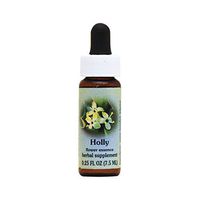 Flower Essence Services Supplement Dropper, Holly, 0.25 Ounce
