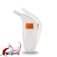 Alcohol Breathalyzer Portable Breath Tester - Amacam AT-09 Accurate Digital Display Convenient Lightweight Pocket Design A Must if You Drive The Next Day After a Night Out Drinking. Be Safe Not Sorry