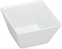 Yanco RM-404 Rome Square Bowl, 10 oz Capacity, 3.75" Length, 3.75" Width, 2.5" Height, Melamine, White Color, Pack of 72