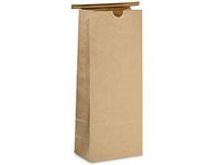 Tin Tie Coffee Bag 500 Count - 2 LB - Kraft