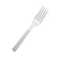 Party Essentials N24507WH Medium-Weight Hard Plastic Plastic Forks, White (1,200 Count)