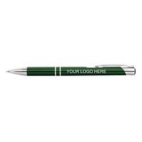 Tres-Chic Pen - LaserMax - Green, with Black Ink GST - 100 Quantity - $1.50 each - Promotional Product/Bulk / WITH YOUR CUSTOMIZED BRANDING