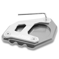 Frames & Fittings New ! Motorcycle Crutch Side Stand Magnifier Crutch Stand Support Plate Extension for KTM 1050 Adventure/Super Adventure 1050 - (Color: SSE-006-gy-sl)