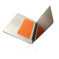 Top Case Solid Orange Keyboard Silicone Cover Skin Compatible with MacBook pro 13" with Retina Display + TOP CASE Logo Mouse Pad