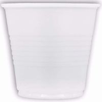 Disposable Dart 3.5 oz translucent plastic water / bathroom cups-100 count by Dart