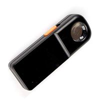 Loupe 45X Handheld Illumination Magnifier with LED Light HD Lens for Book Reading Jewelry Identification Stamp Coins Circuit Check Black 33 * 92 * 15mm Magnifying Glass