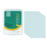 Healifty 1 Box Of Portable Soap Sheets Disposable Cleaner Practical Effective Portable Cleaning Agent Laundry Sunpplies Washing Machine Cleaner ffor Kitchen Toilet Outdoor Travel Camping Hiking