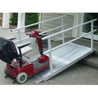 EZ-Access Pathway Ramp with Handrails - Length 4 Feet