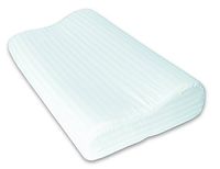 MORE Comfort Contour Memory Foam Pillow with Cotton Cover Fabric.
