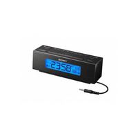 New Clock Radio Nature Sounds Display Temperature Built-In Audio Cable Digital Music Player by Sony