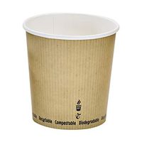 PacknWood Compostable Paper Soup Cup, 24 oz. (Case of 500)