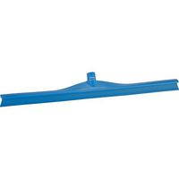 Vikan 71703 Rubber Polypropylene Frame Single Blade Squeegee, 28", Blue